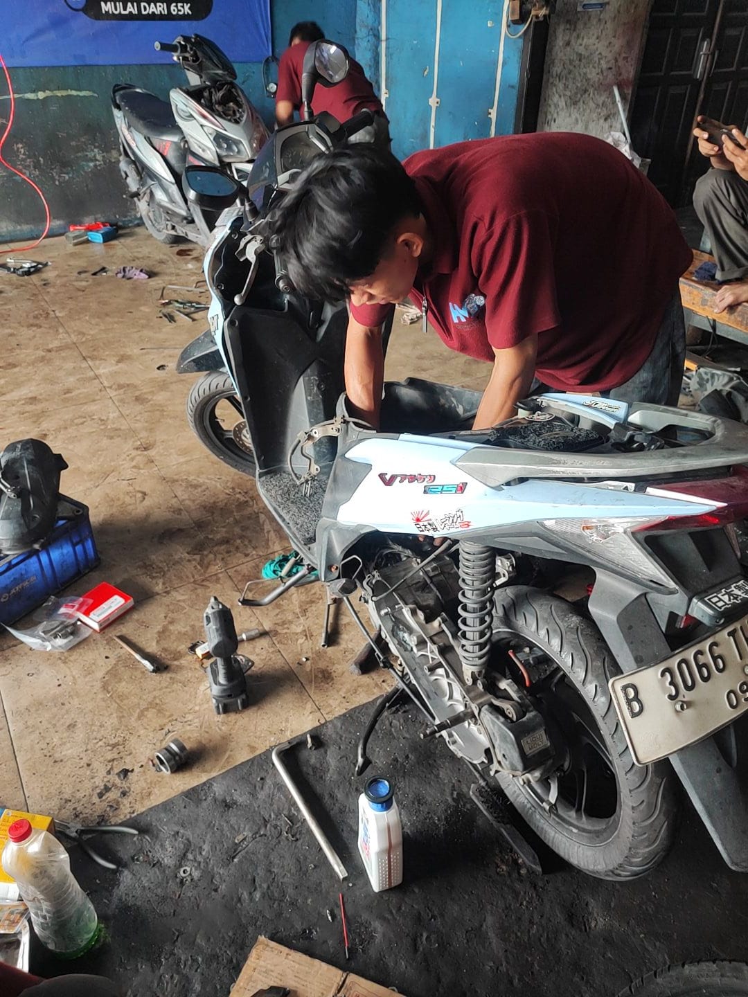 Servis motor matic